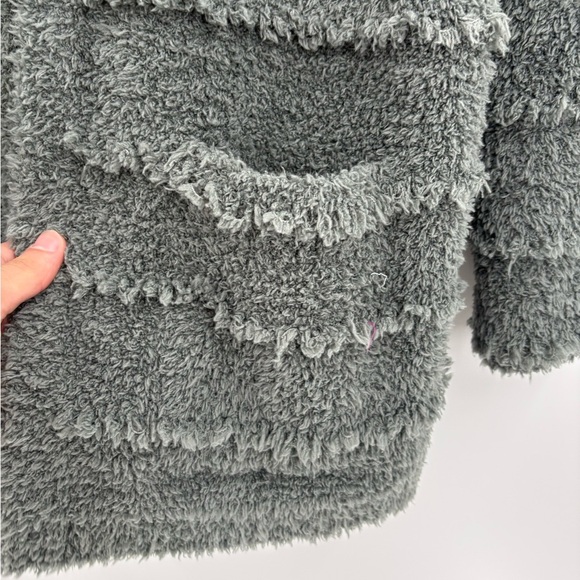 Barefoot Dreams CozyChic Boardwalk Cardigan Agave long sleeve Green size xs - Picture 2 of 14